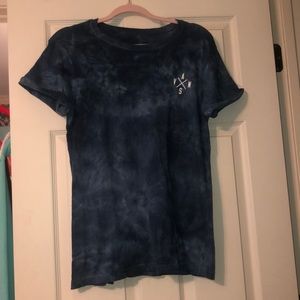 VANS blue acid wash tee!